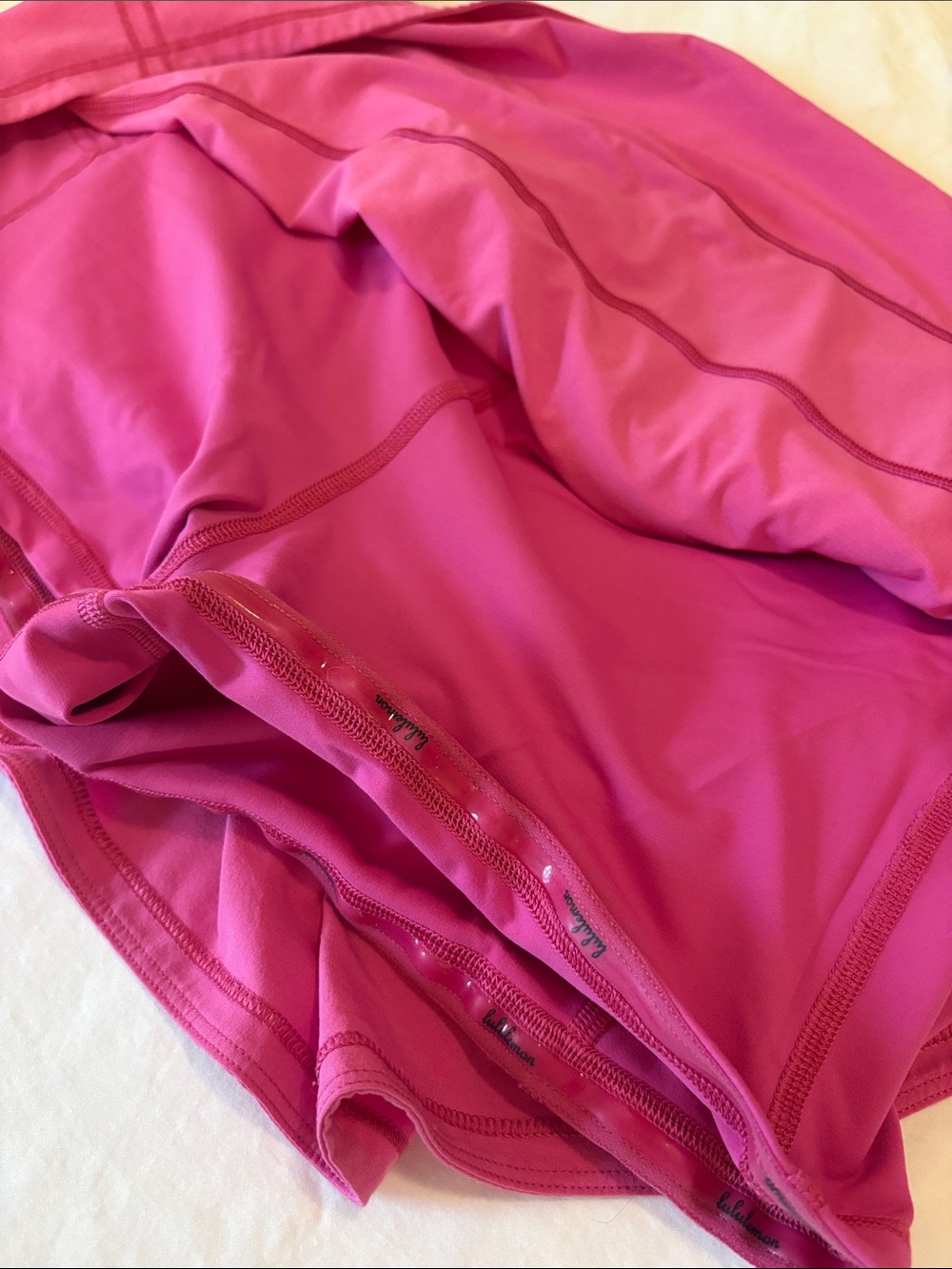Lululemon Pace Rival Mid-rise skirt, Sonic Pink, size 12 - Picture 5 of 5